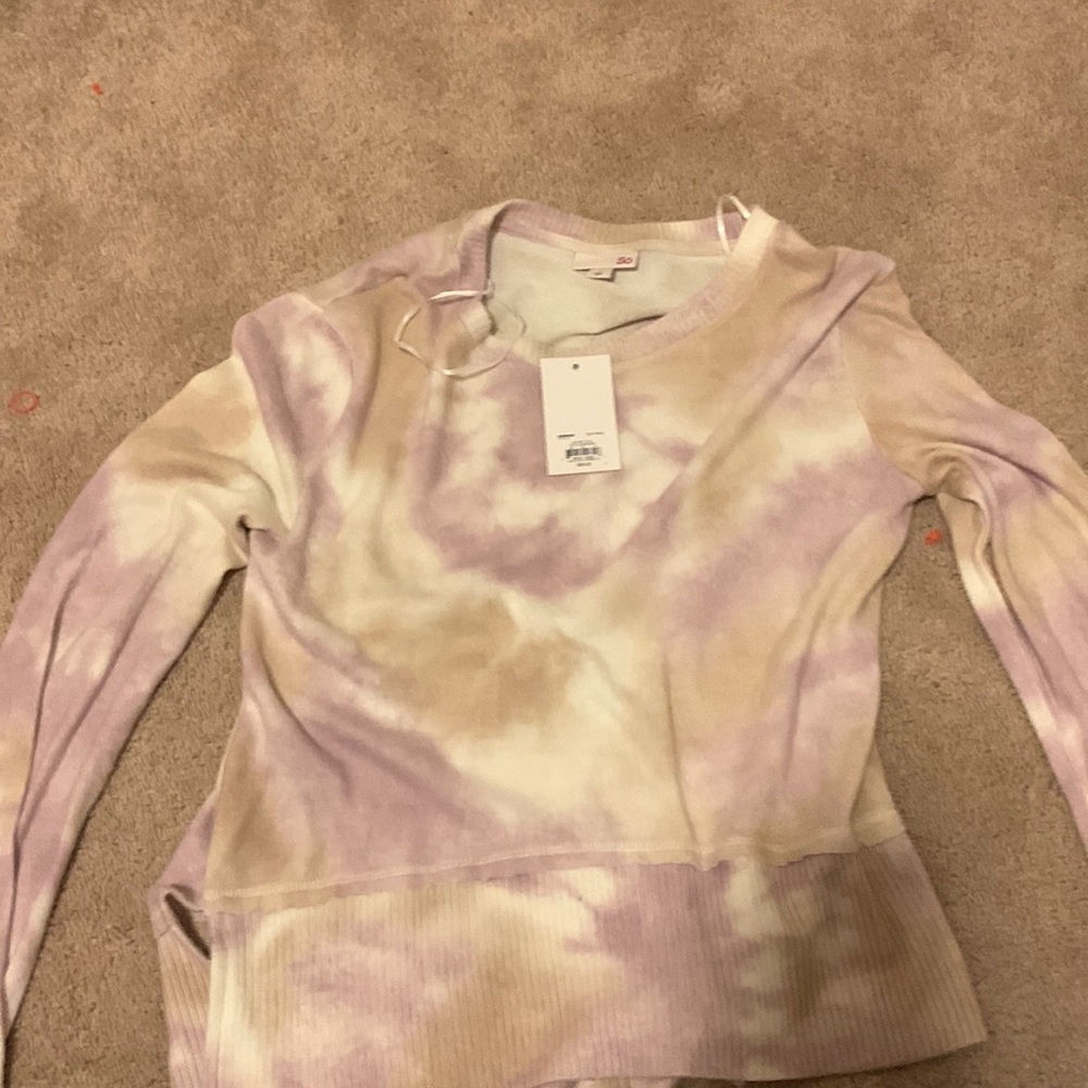 purple sweater